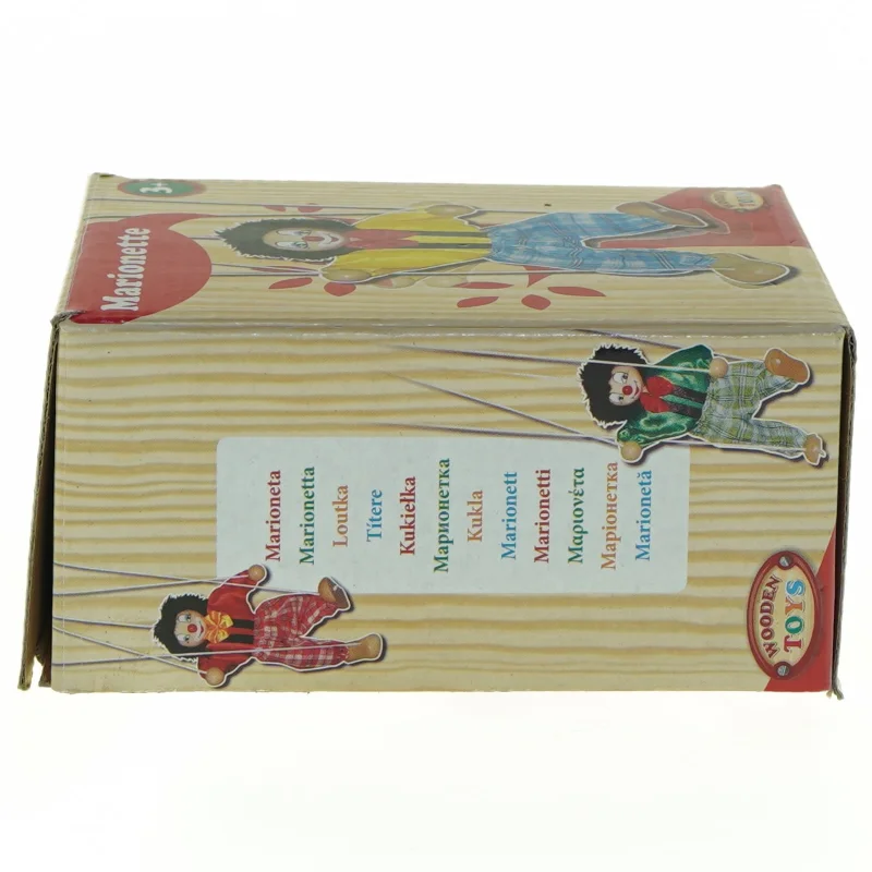 Marionetdukke i træ (str. Længde af dukke. 20 cm)