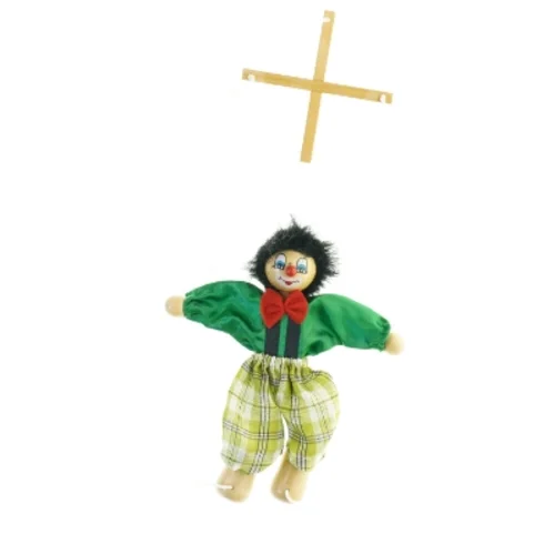 Marionetdukke i træ (str. Længde af dukke. 20 cm)