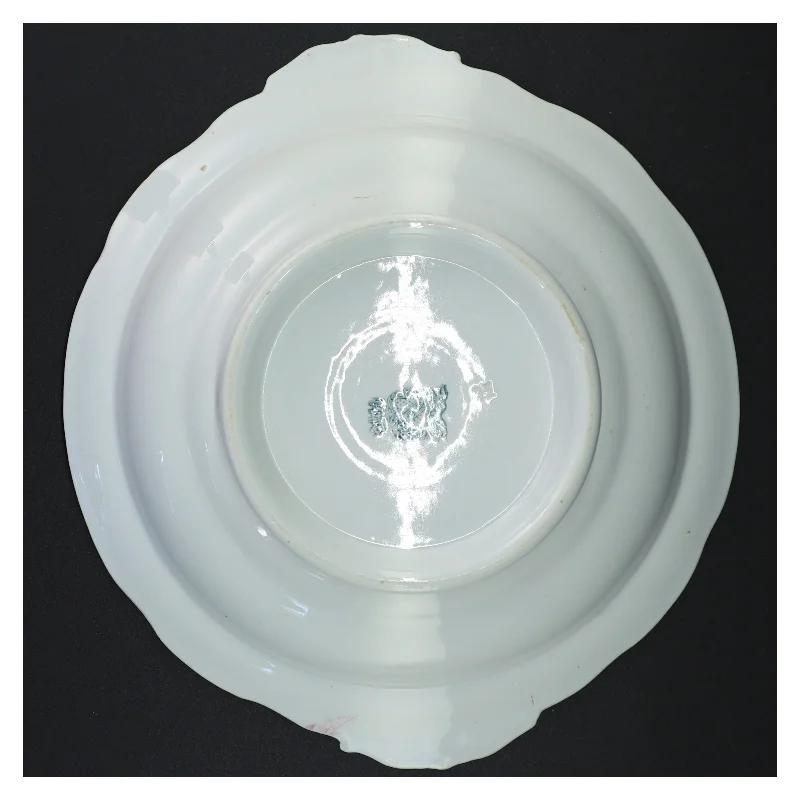 Hvid serveringsskål (str. 29 x 26,5 x 6 cm)