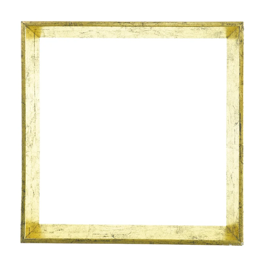 Gylden billedramme (str. 33 x 33 cm)