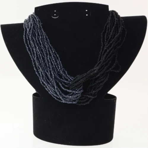 Multirækket perlehalskæde (str. 80 cm)