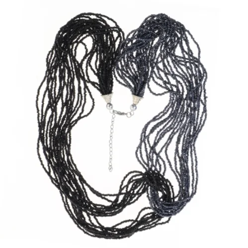 Multirækket perlehalskæde (str. 80 cm)