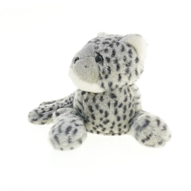 Tøjdyr sneleopard (str. 70 x 32 x 30 cm)