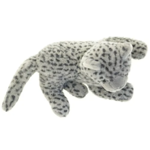 Tøjdyr sneleopard (str. 70 x 32 x 30 cm)