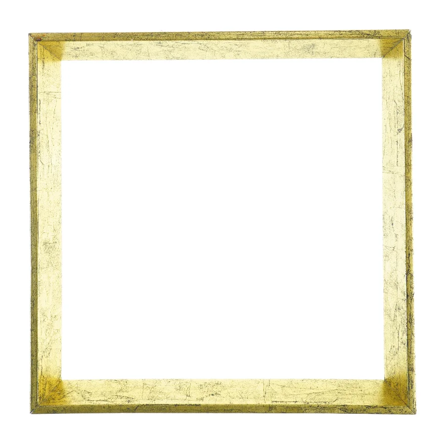 Gylden billedramme (str. 33 x 33 cm)