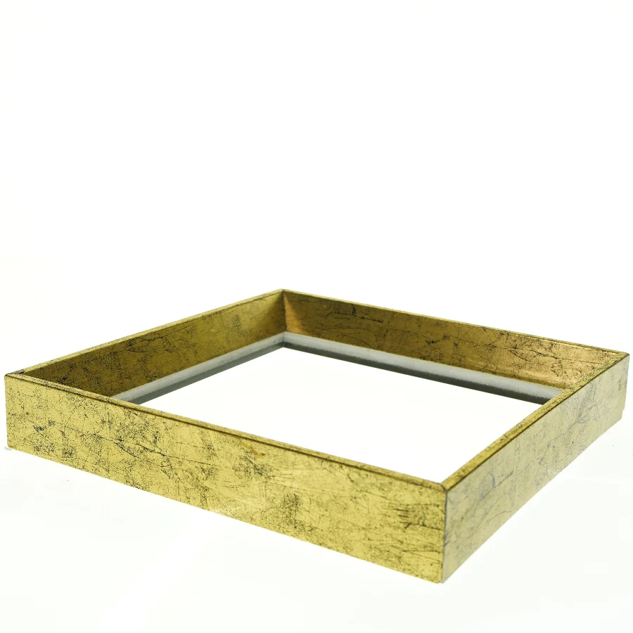 Gylden billedramme (str. 33 x 33 cm)