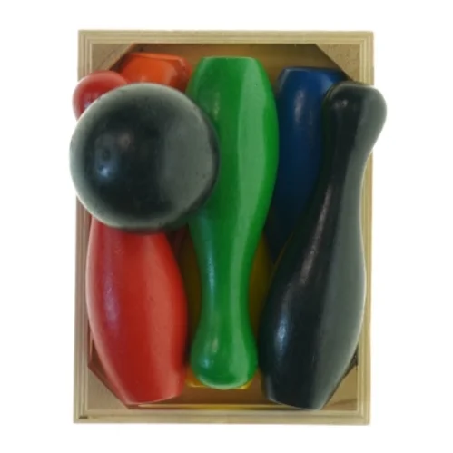 Trækegle- og kuglesæt (str. Højde af kegle. 11 cm)