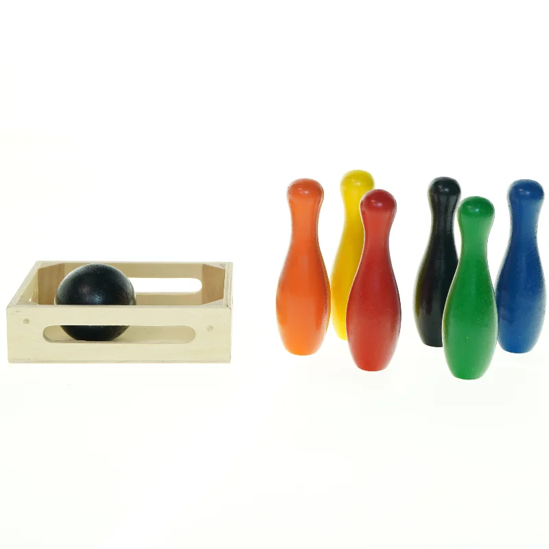 Trækegle- og kuglesæt (str. Højde af kegle. 11 cm)