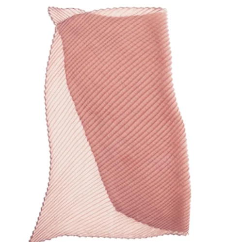 Plisseret tørklæde (str. 50 x 55 cm)