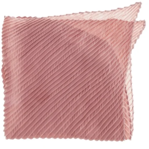 Plisseret tørklæde (str. 50 x 55 cm)