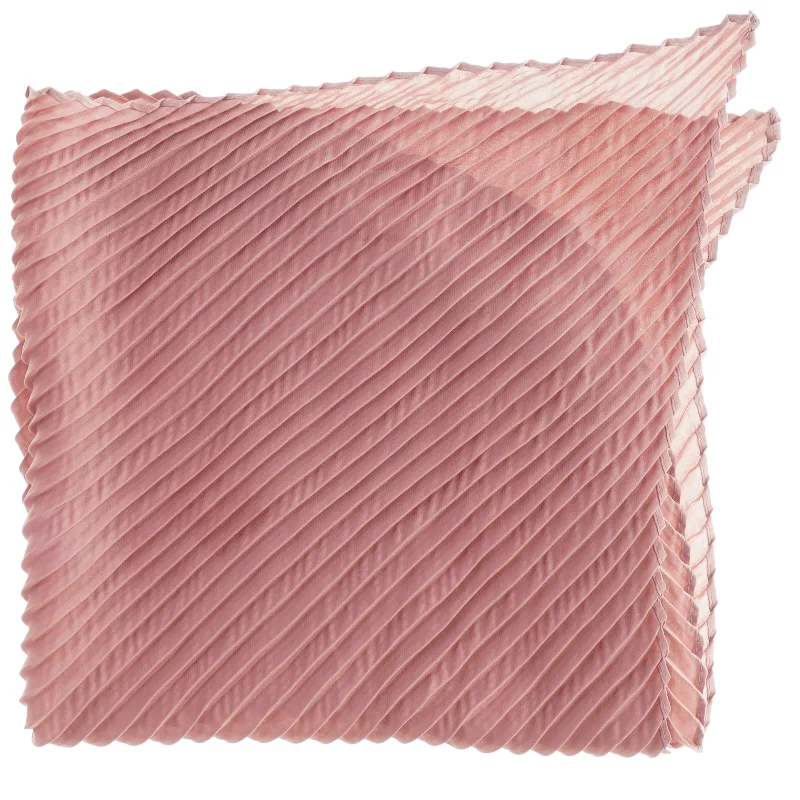 Plisseret tørklæde (str. 50 x 55 cm)