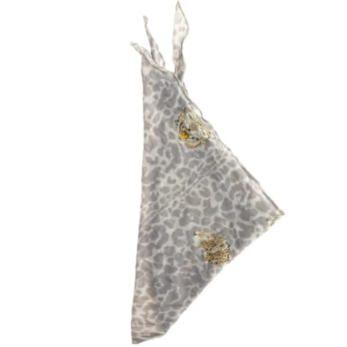 Tørklæde med leopard mønster (str. 115 x 50 cm)