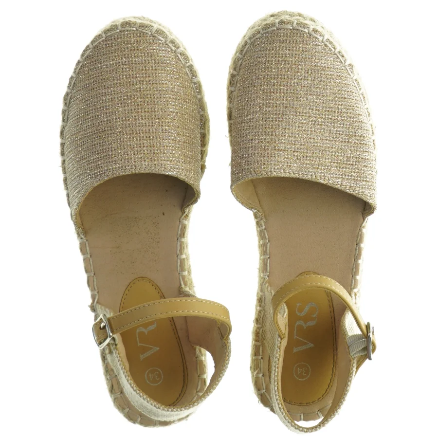 Espadrilles med glimmer fra VRS (str. 34)