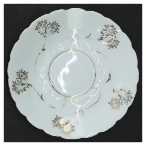 Porcelæn tekopper med underkopper (str. Ø. 14 cm. h. 7 cm y. 7,5 cm)
