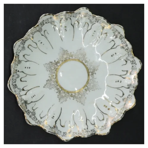 Porcelænsdesserttallerkener fra M Z (str. Ø. 16 cm)
