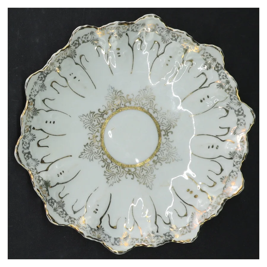 Porcelænsdesserttallerkener fra M Z (str. Ø. 16 cm)