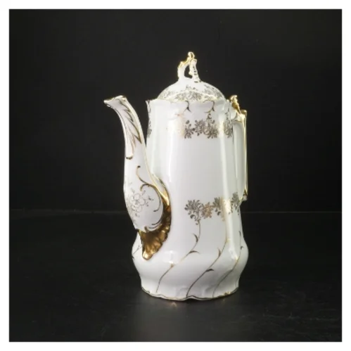 Dekorativ porcelænskande (str. H. 25 cm)