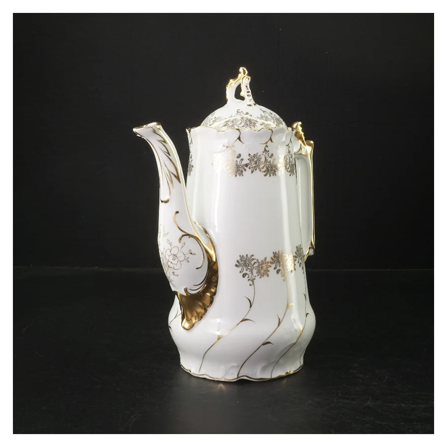 Dekorativ porcelænskande (str. H. 25 cm)