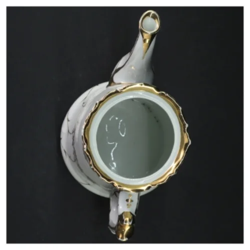 Dekorativ porcelænskande (str. H. 25 cm)