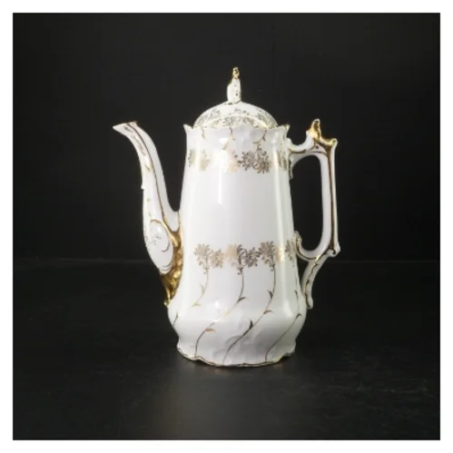 Dekorativ porcelænskande (str. H. 25 cm)