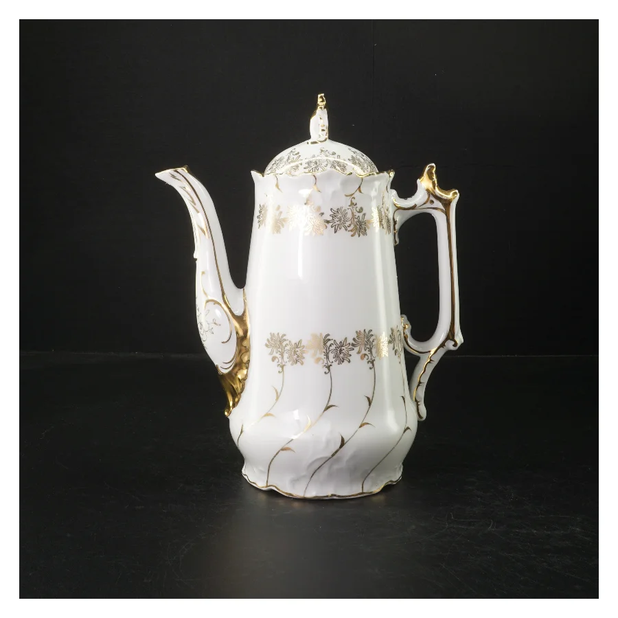 Dekorativ porcelænskande (str. H. 25 cm)