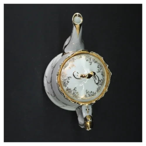 Dekorativ porcelænskande (str. H. 25 cm)