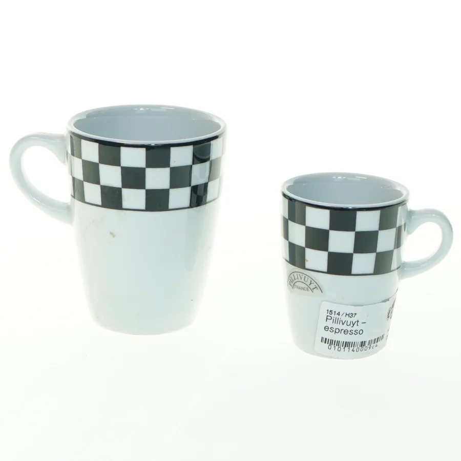 Pillivuyt Porcelæn, Tjekkeret Mønster fra Pillivuyt (str. Ø 20 cm)