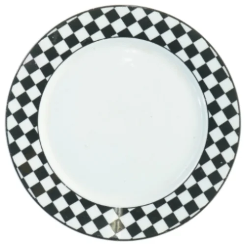 Pillivuyt Porcelæn, Tjekkeret Mønster fra Pillivuyt (str. Ø 20 cm)
