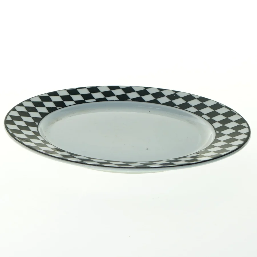Pillivuyt Porcelæn, Tjekkeret Mønster fra Pillivuyt (str. Ø 20 cm)