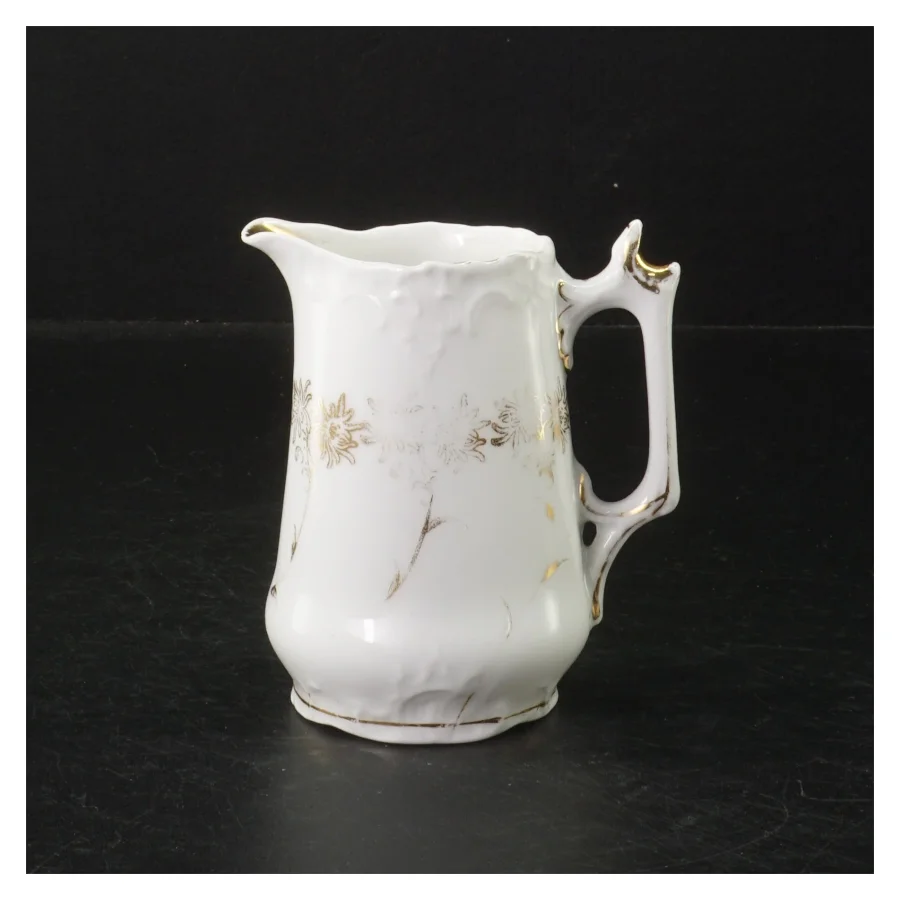 Porcelænskande med guldkant (str. 10 cm)