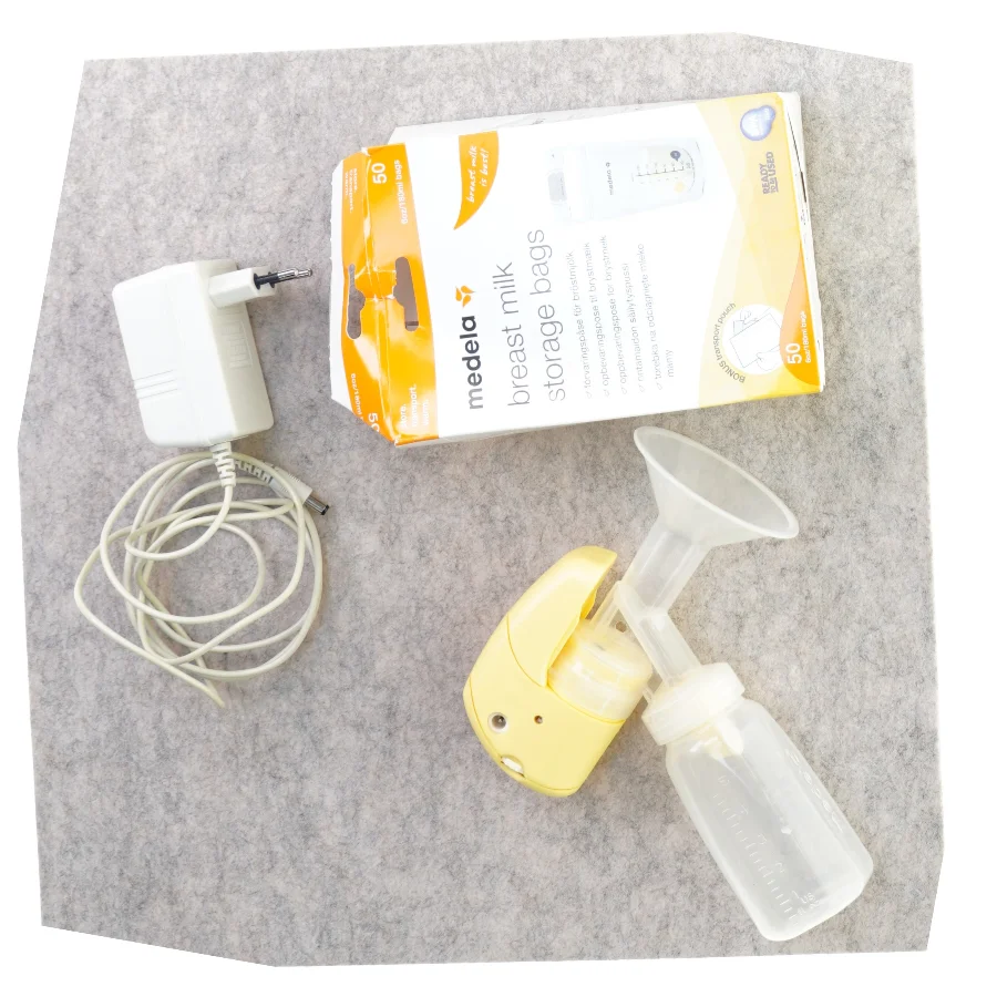 Brystpumpe fra Medela (str. 17 cm)