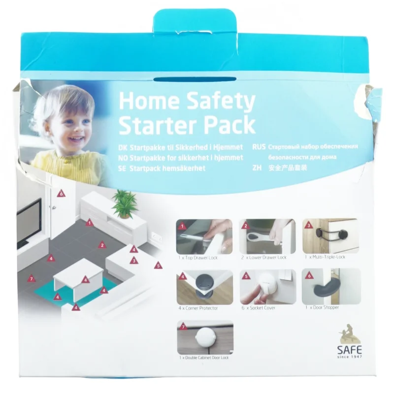 Home safety starter pack fra Safe (str. 21 x 18 x 6 cm)