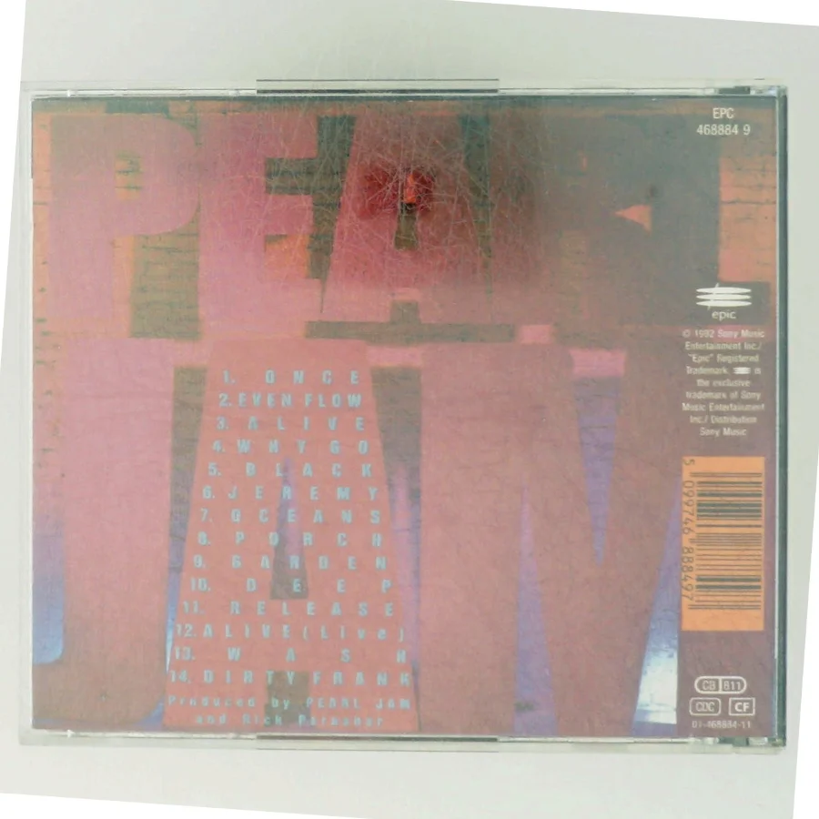 Pearl Jam - Ten CD fra Epic