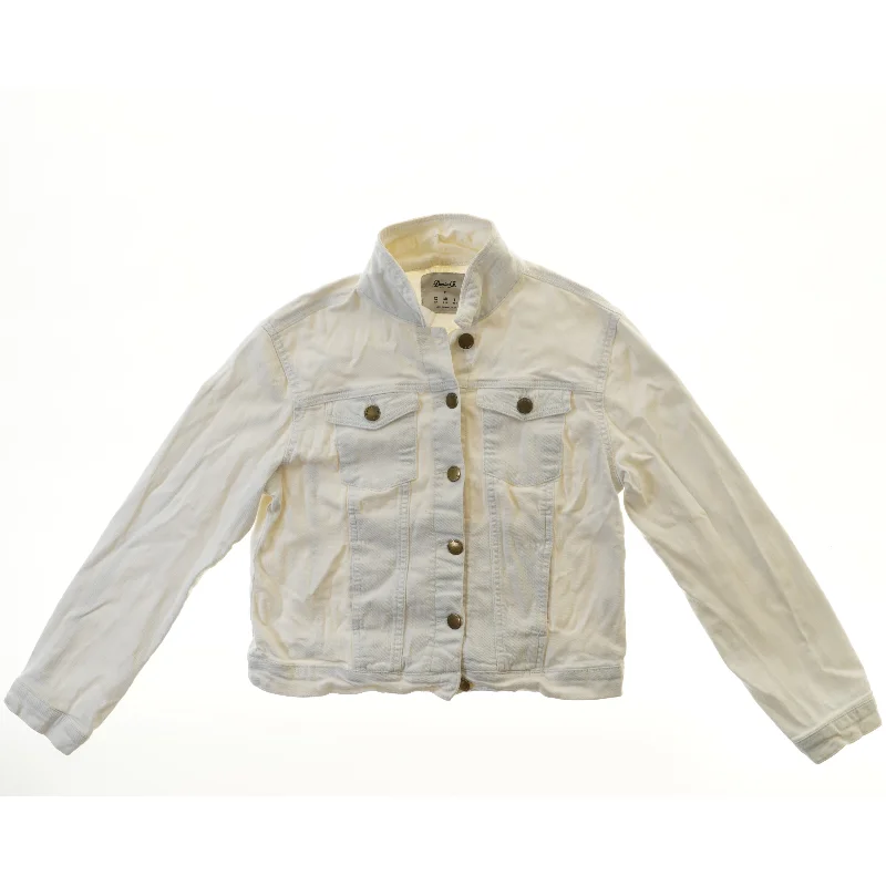 Hvid jakke fra Denim Co. (str.  bryst:39 længde:49 cm)