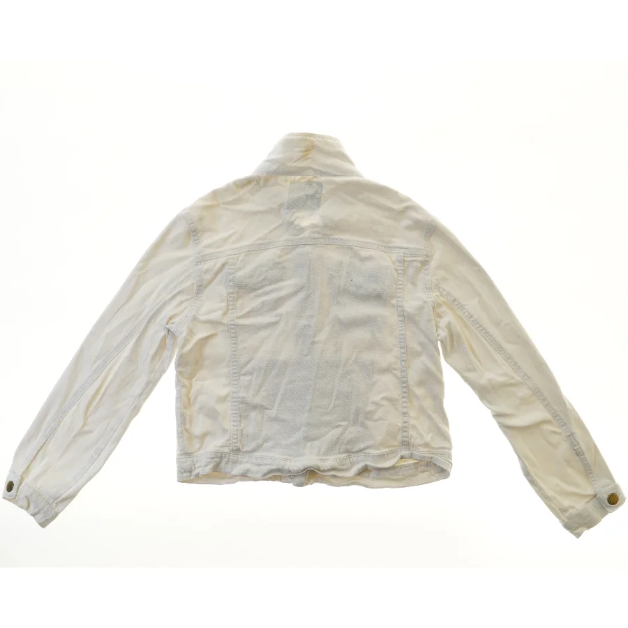 Hvid jakke fra Denim Co. (str.  bryst:39 længde:49 cm)
