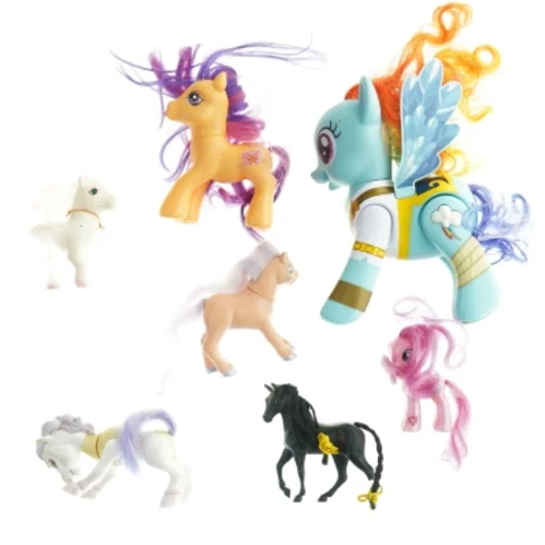 Samling af legetøjsheste