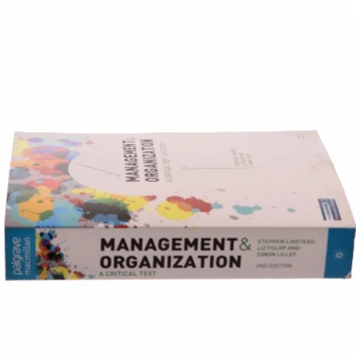 Management and organization : a critical text (Bog)