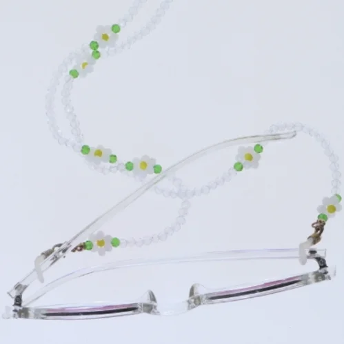 Solfarvede solbriller med brillestrop (str. 13 cm og 68 cm)