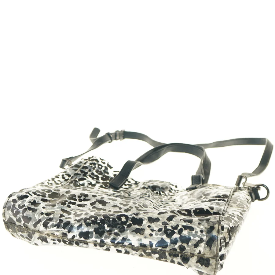 Leopardmønstret skuldertaske (str. 35x35 cm)