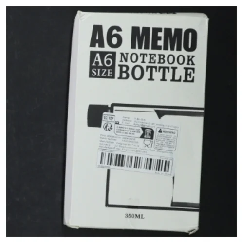 A6 Memo Drikkeflaske, notebook (str. 110x32x190 cm)