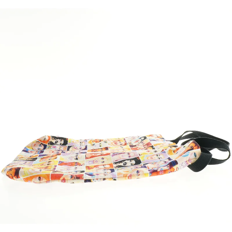 Farverigskuldertaske (str. 45 x 47 cm)