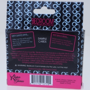 Bedroom Commands sexet kortspil fra Kheper Games (str. 9x7 cm)