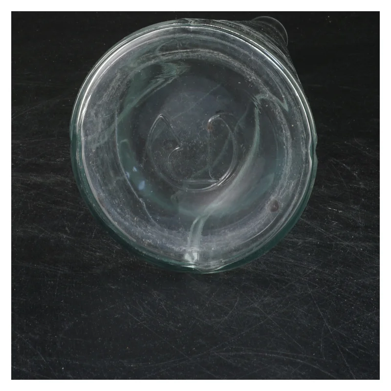 Glasvase med metalkant fra Rosendahl (str. 34x10 cm)