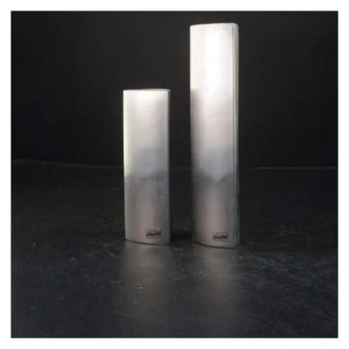 To Herstal lysestager fra Herstal (str. 25x5,5&17,5x5,5 cm)