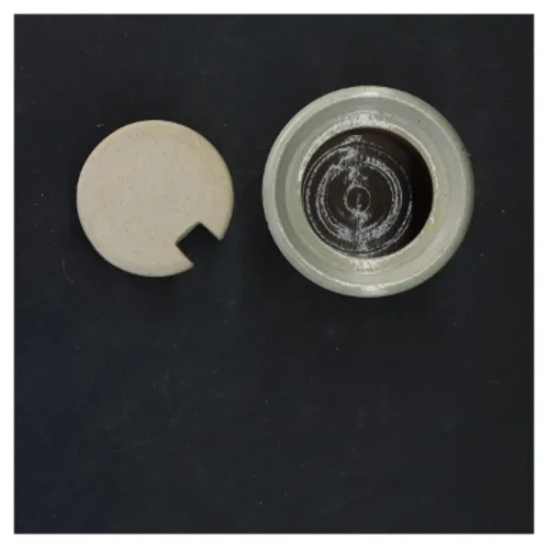 Keramik krukke med låg fra Hanne Stentøj (str. 12x8 cm)