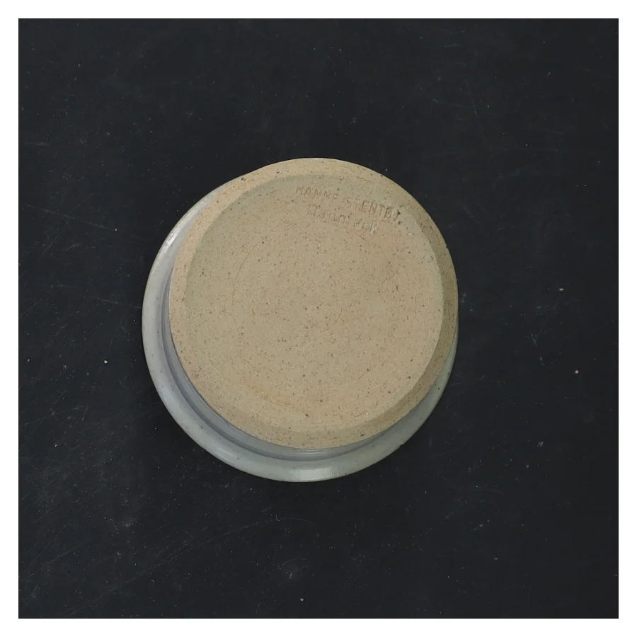 Keramik krukke med låg fra Hanne Stentøj (str. 12x8 cm)