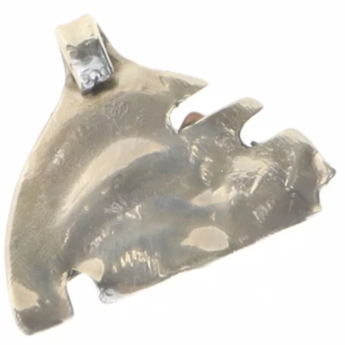 Vedhæng i metal (str. 5 x 4 cm)