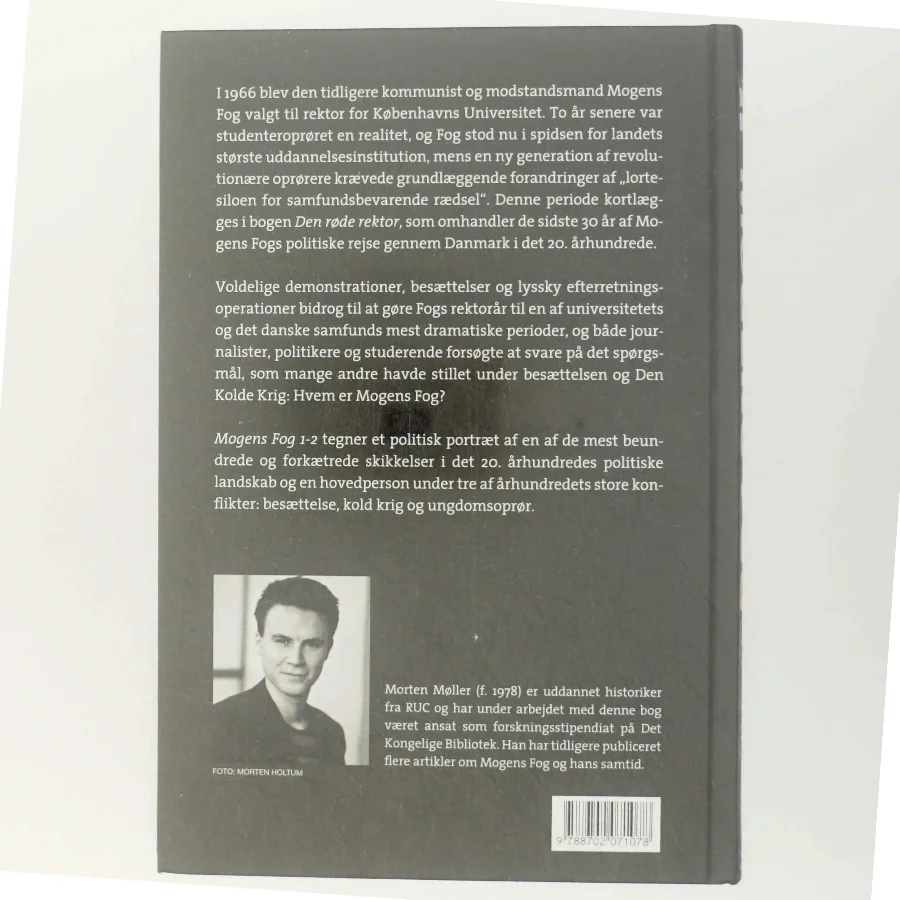 Mogens Fog : en biografi. 1, Fra modstandshelt til landsforræder af Morten Møller (f. 1978) (Bog)
