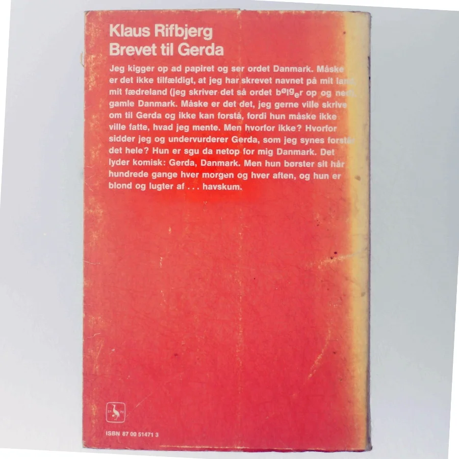 Klaus Rifbjerg, Brevet til Gerda