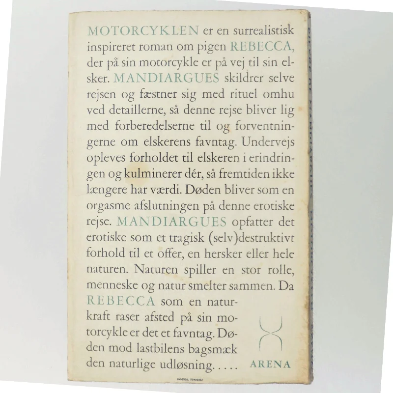 Motorcyklen af André Pieyre de Mandiargues